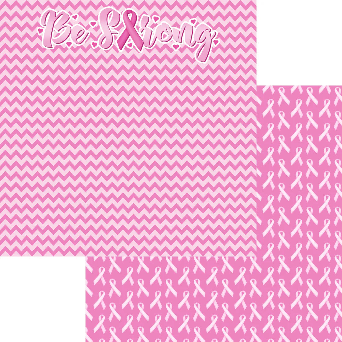 Be Strong Collection Be Strong 12 x 12 Double-Sided Scrapbook Paper by SSC Designs