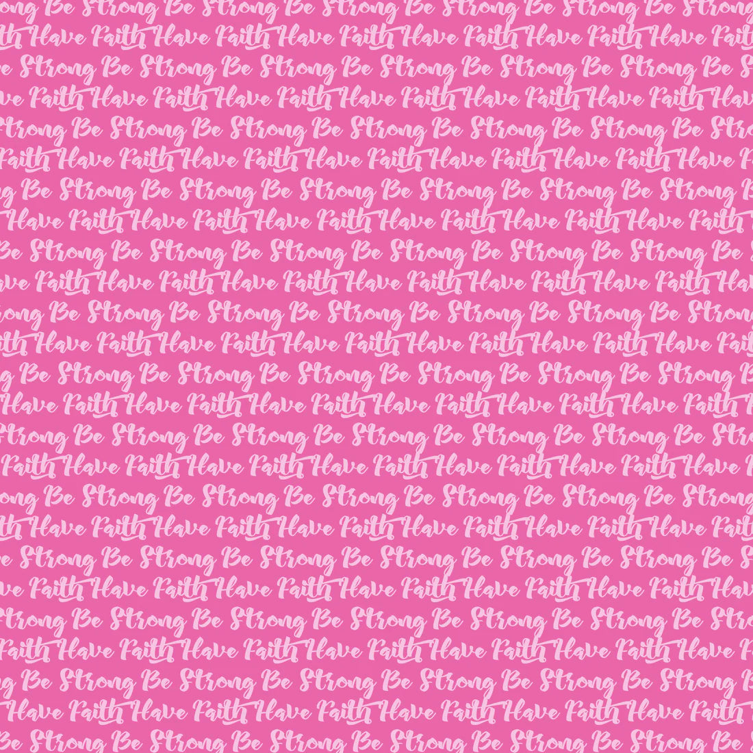 Be Strong Collection Have Faith 12 x 12 Double-Sided Scrapbook Paper by SSC Designs