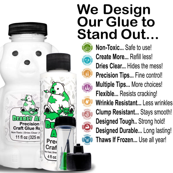 Bearly Art Precision Glue - THE BUNDLE