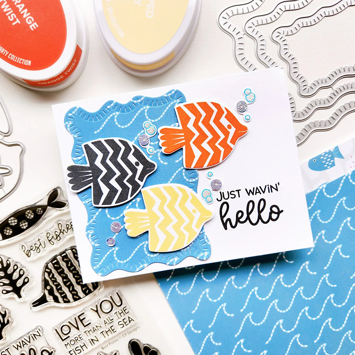 Catherine Pooler Designs - Ocean Wonders Collection - Dies - Best Fishes