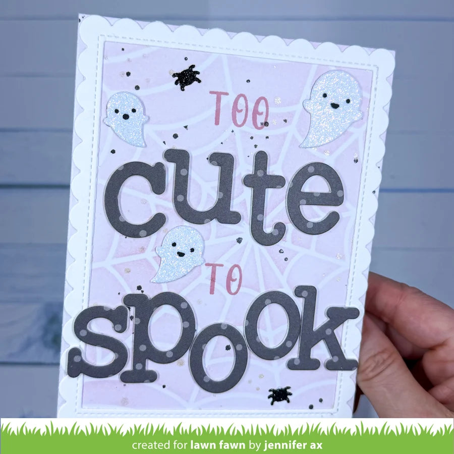 Lawn Fawn - Custom Craft Dies - Big Hugs Ghost