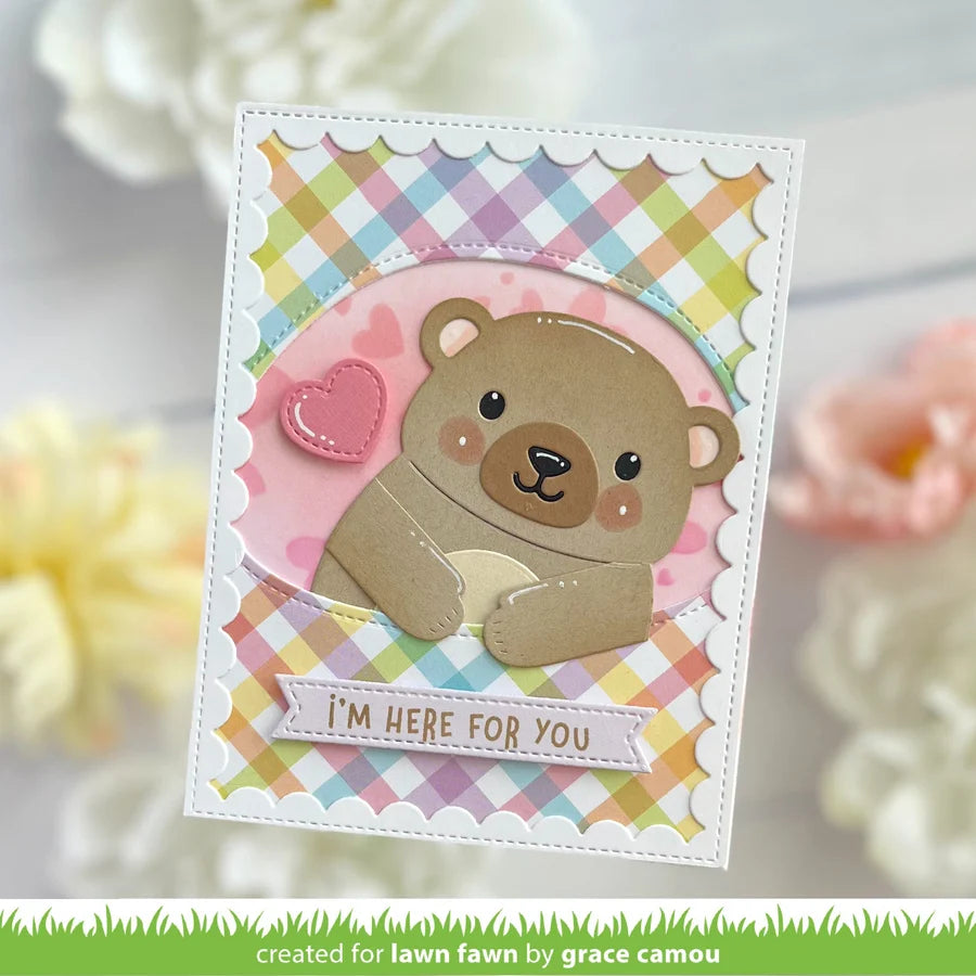 Lawn Fawn - Custom Craft Dies - Big Hugs Pop-Up