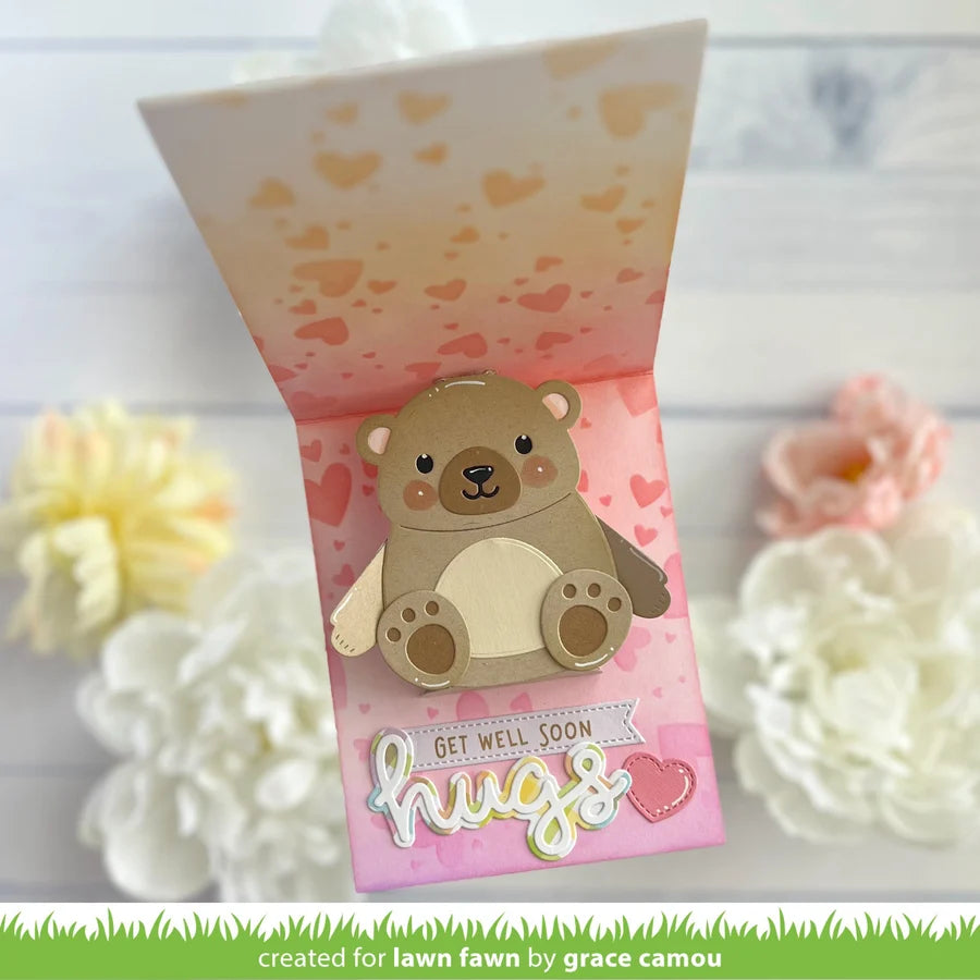 Lawn Fawn - Custom Craft Dies - Big Hugs Pop-Up