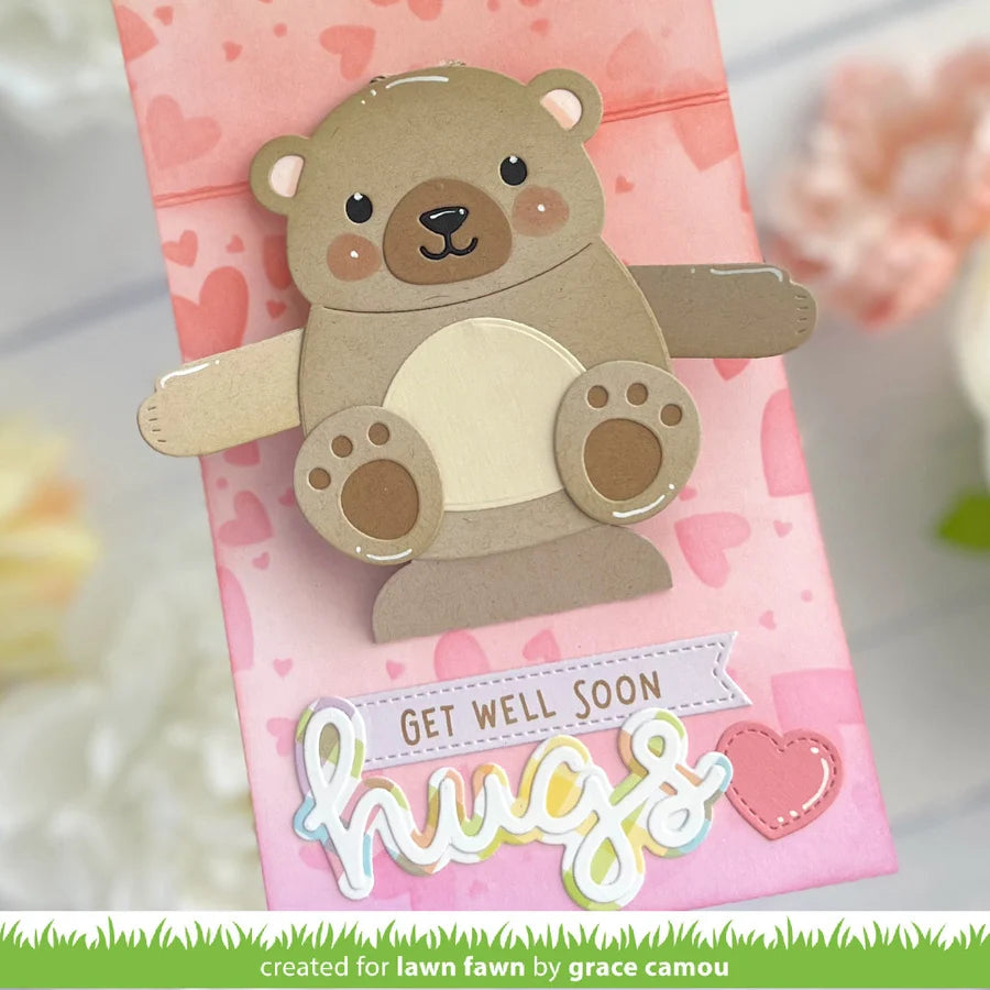 Lawn Fawn - Custom Craft Dies - Big Hugs Pop-Up