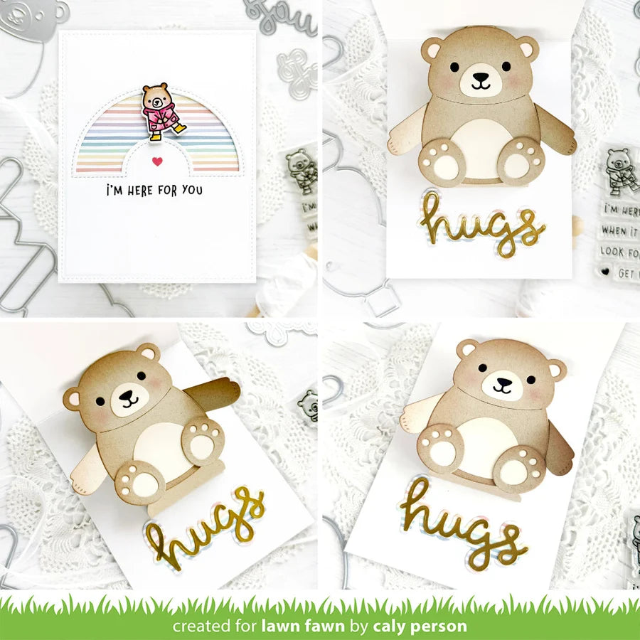 Lawn Fawn - Custom Craft Dies - Big Hugs Pop-Up