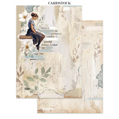 Stamperia - Secret Diary Collection - Junk Journal - Stickers, Cut-Outs, and Backgrounds