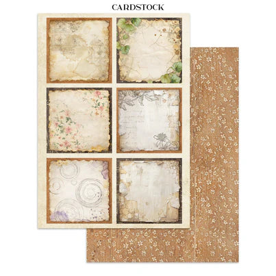 Stamperia - All Around Collection - Junk Journal - Stickers, Cut-Outs, and Backgrounds