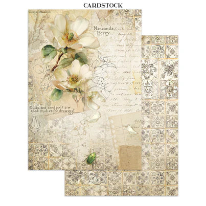 Stamperia - All Around Collection - Junk Journal - Stickers, Cut-Outs, and Backgrounds