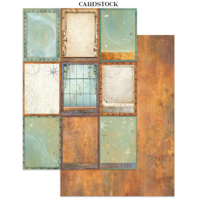 Stamperia - A New Beginning Collection - Junk Journal - Stickers, Cut-Outs, and Backgrounds