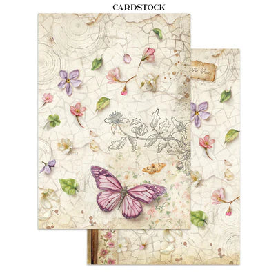 Stamperia - All Around Collection - Junk Journal - Stickers, Cut-Outs, and Backgrounds
