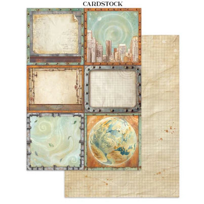 Stamperia - A New Beginning Collection - Junk Journal - Stickers, Cut-Outs, and Backgrounds