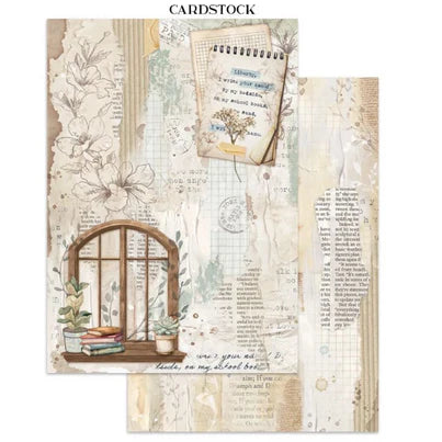 Stamperia - Secret Diary Collection - Junk Journal - Stickers, Cut-Outs, and Backgrounds