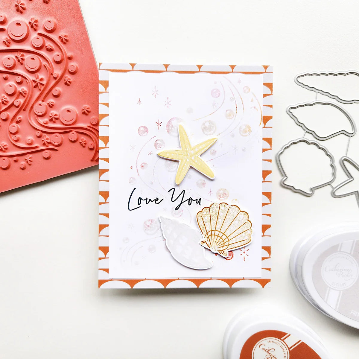 Catherine Pooler Designs - Ocean Wonders Collection - Clear Photopolymer Stamps - Beach Comber