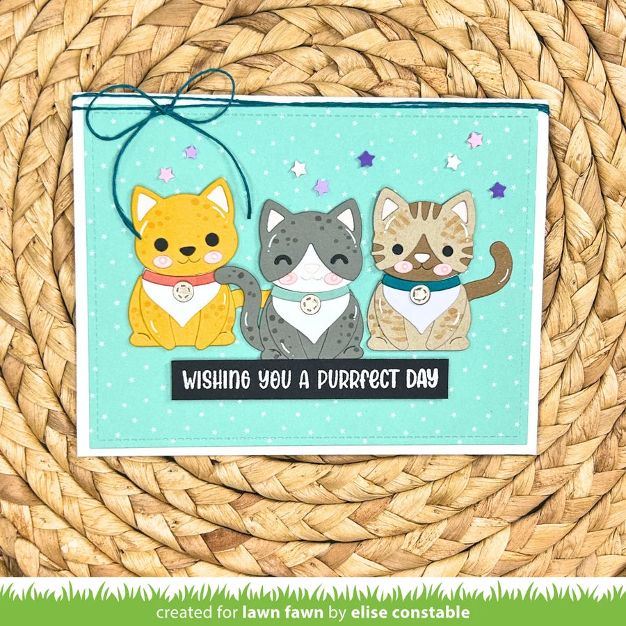 Lawn Fawn - Custom Craft Dies - Build-a-Cat