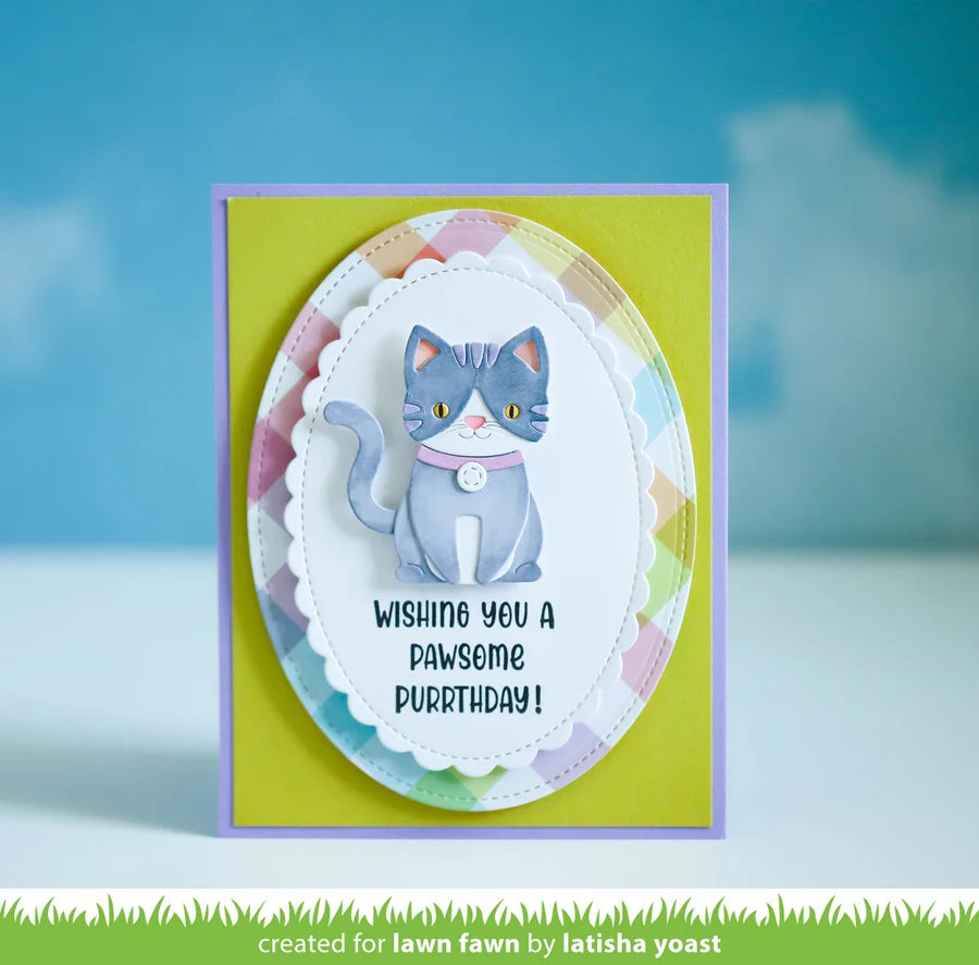 Lawn Fawn - Custom Craft Dies - Build-a-Cat