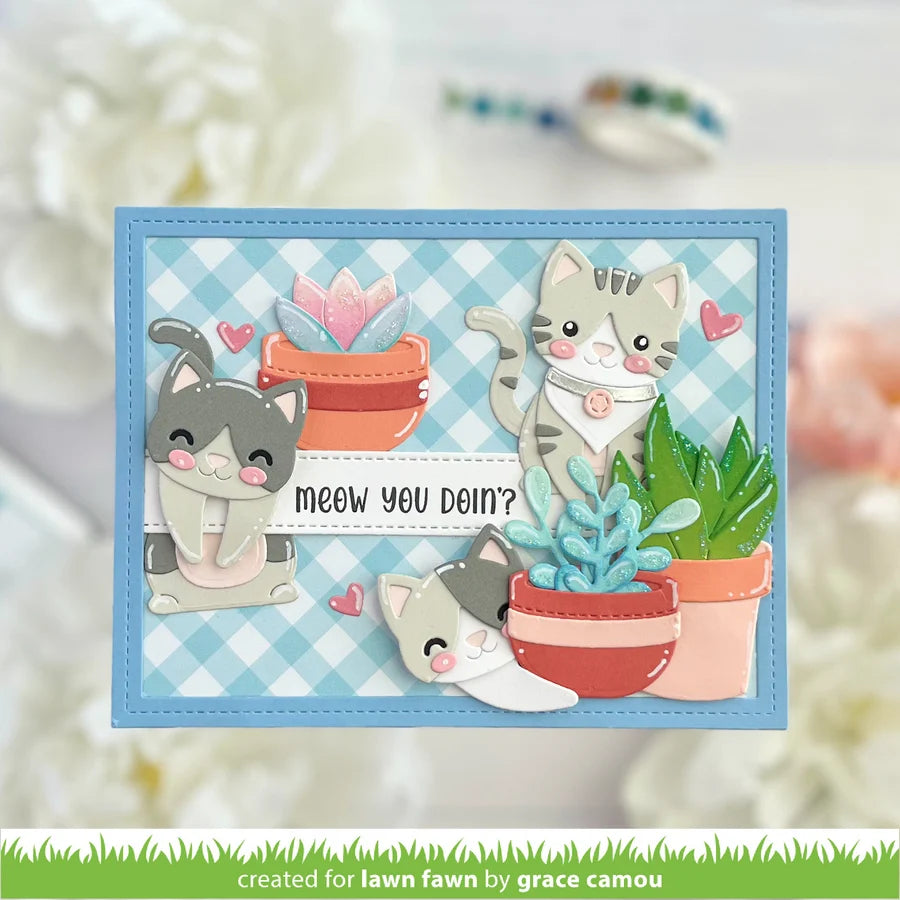Lawn Fawn - Custom Craft Dies - Build-a-Cat