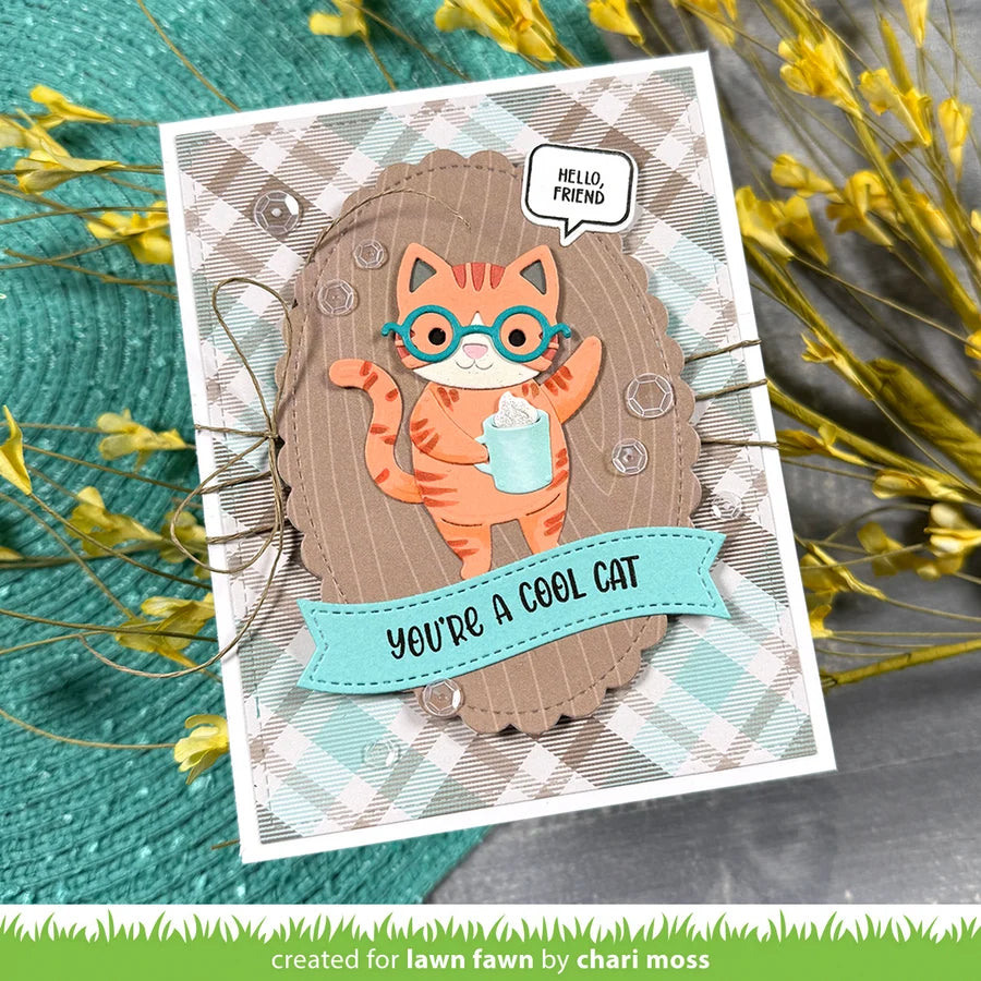 Lawn Fawn - Custom Craft Dies - Build-a-Cat