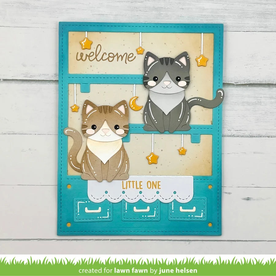 Lawn Fawn - Custom Craft Dies - Build-a-Cat