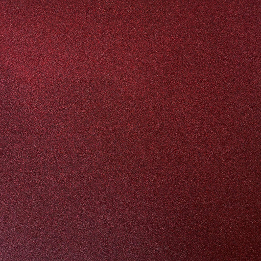 Encore Paper - 12 x 12 Glitter Luxe Cardstock - Burgundy