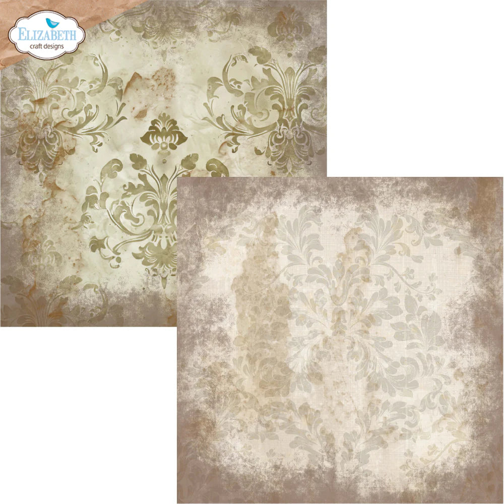 Elizabeth Craft Designs - Hello You Collection - 12 x 12 Paper Pack - Backgrounds Volume 4