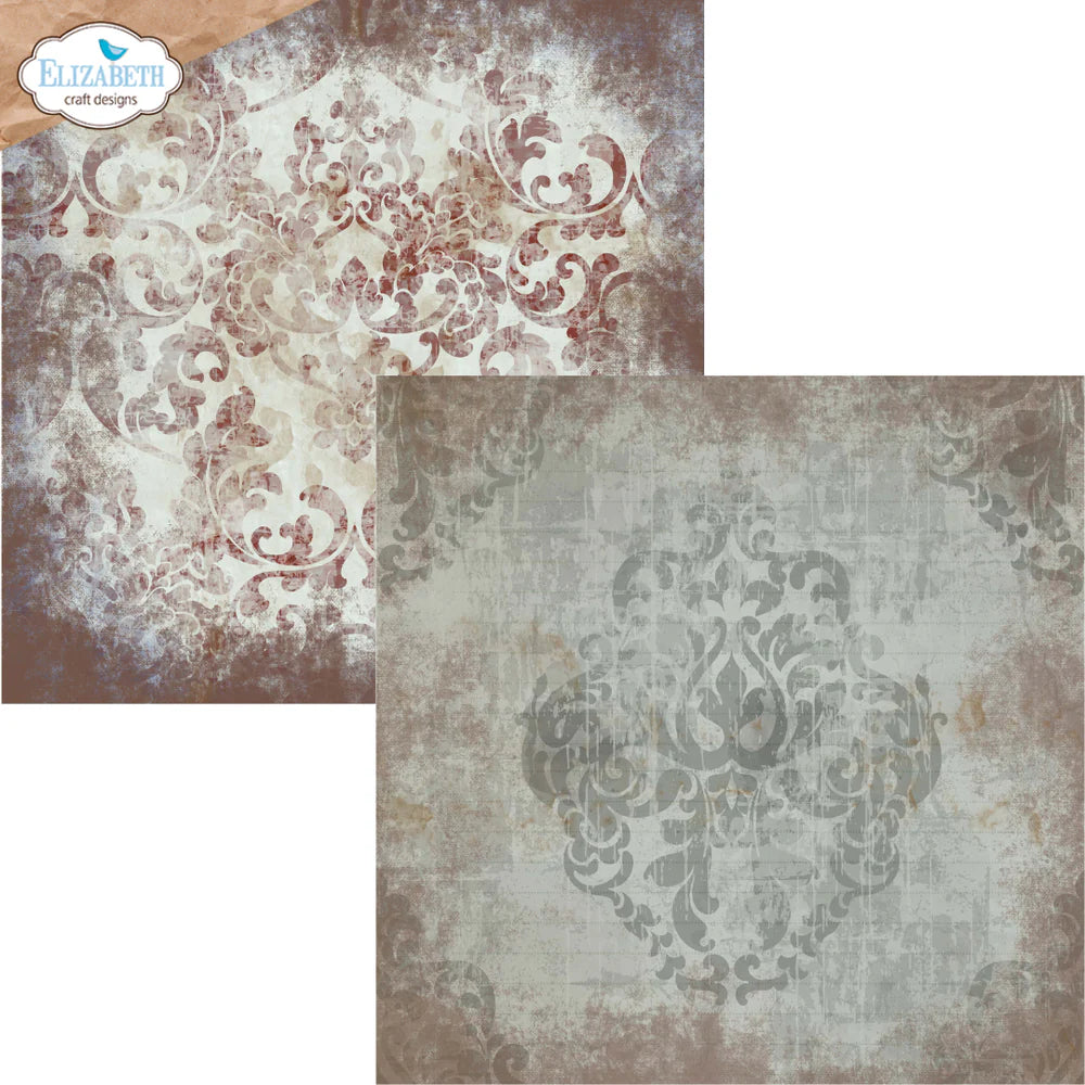 Elizabeth Craft Designs - Hello You Collection - 12 x 12 Paper Pack - Backgrounds Volume 4