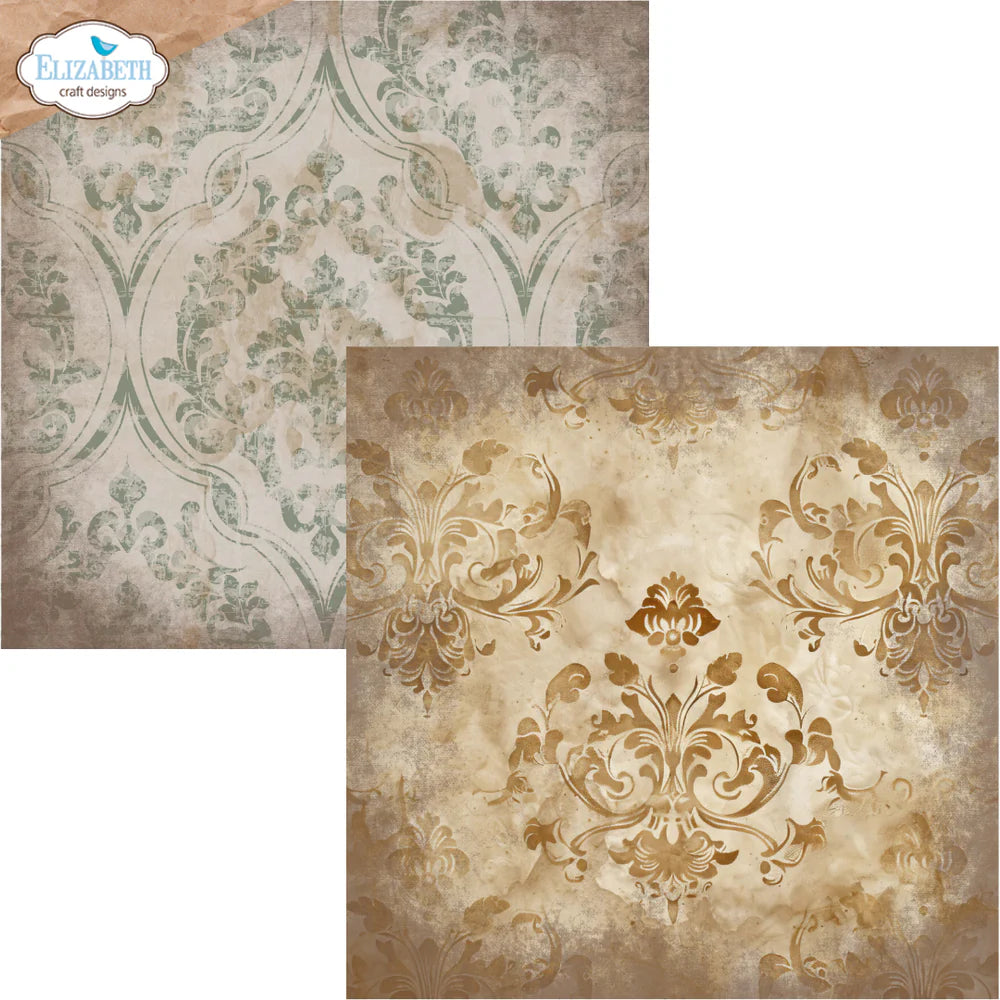 Elizabeth Craft Designs - Hello You Collection - 12 x 12 Paper Pack - Backgrounds Volume 4