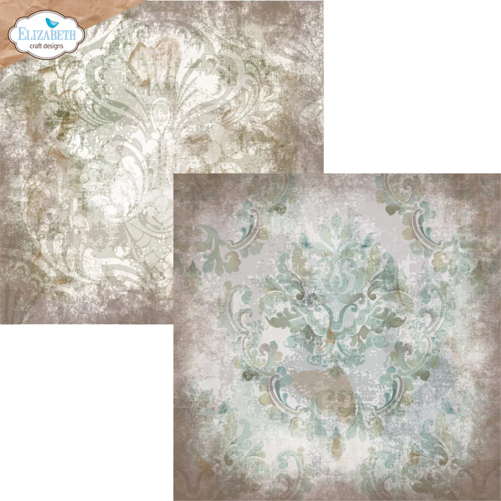 Elizabeth Craft Designs - Hello You Collection - 12 x 12 Paper Pack - Backgrounds Volume 4