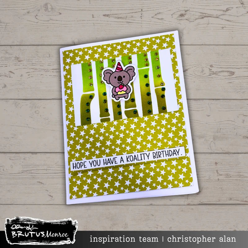 Brutus Monroe - Happy Birthday Pals | 6x8 Stamp Set