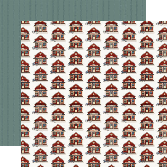 Carta Bella - Americana Summer Collection - 12 x 12 Double-Sided Paper - General Store
