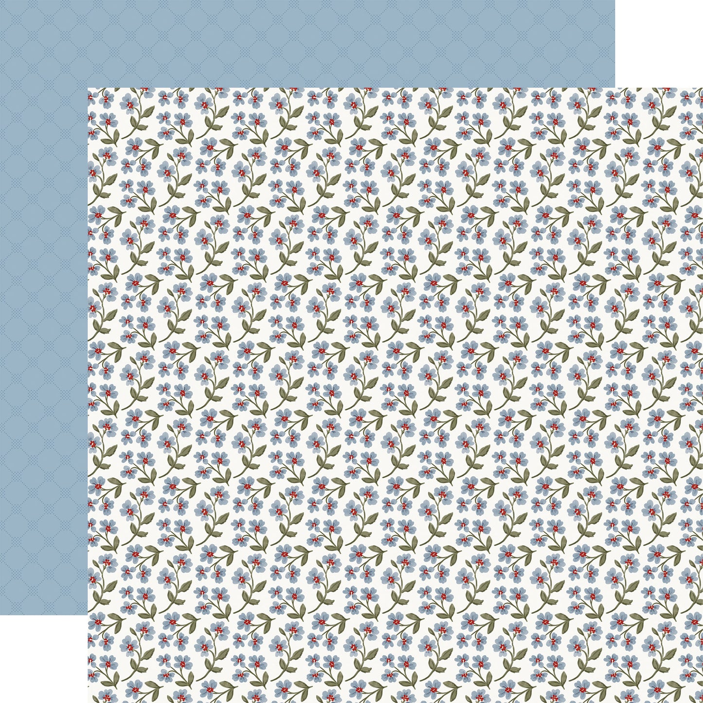 Carta Bella - Americana Summer Collection - 12 x 12 Double-Sided Paper - Summertime Floral