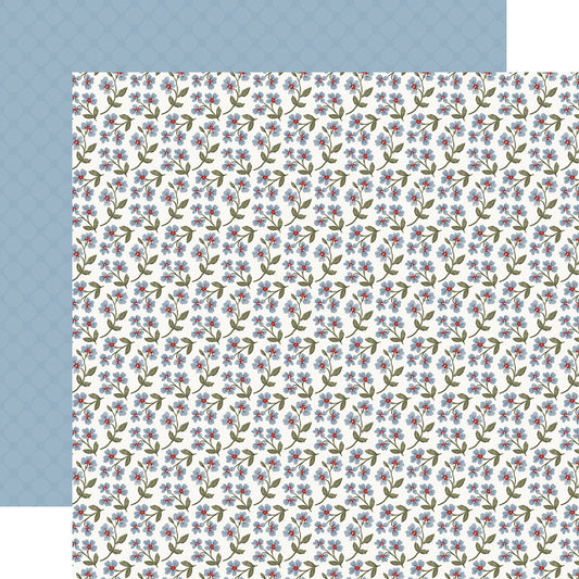 Carta Bella - Americana Summer Collection - 12 x 12 Double-Sided Paper - Summertime Floral