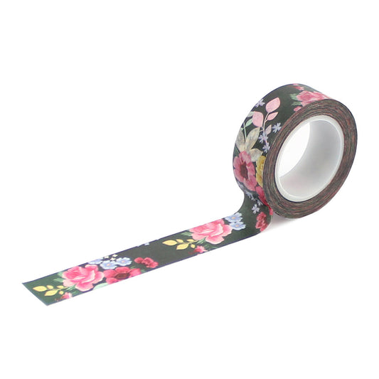 Carta Bella - Washi Tape - Little Things Floral In Green