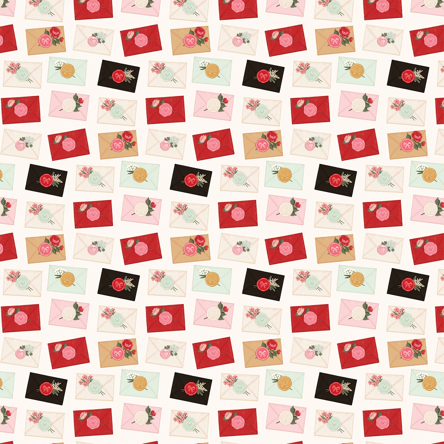 Carta Bella - Be Mine Collection - 12 x 12 Double-Sided Paper - Sealed With Love Letters