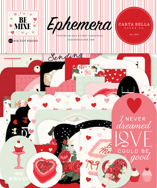 Carta Bella - Be Mine Collection - Ephemera