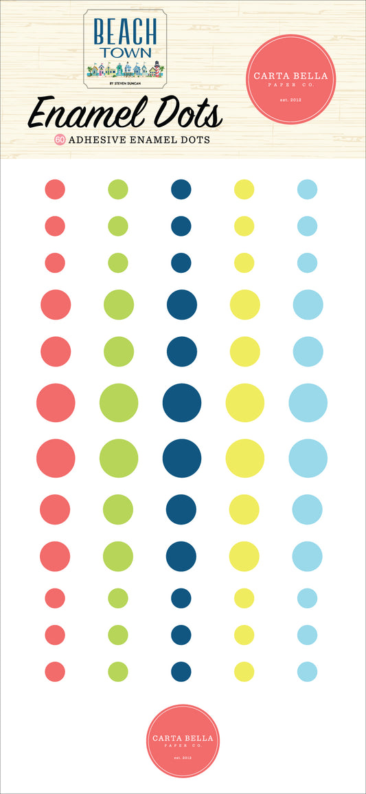 Carta Bella Paper - Beach Town Collection - Enamel Dots