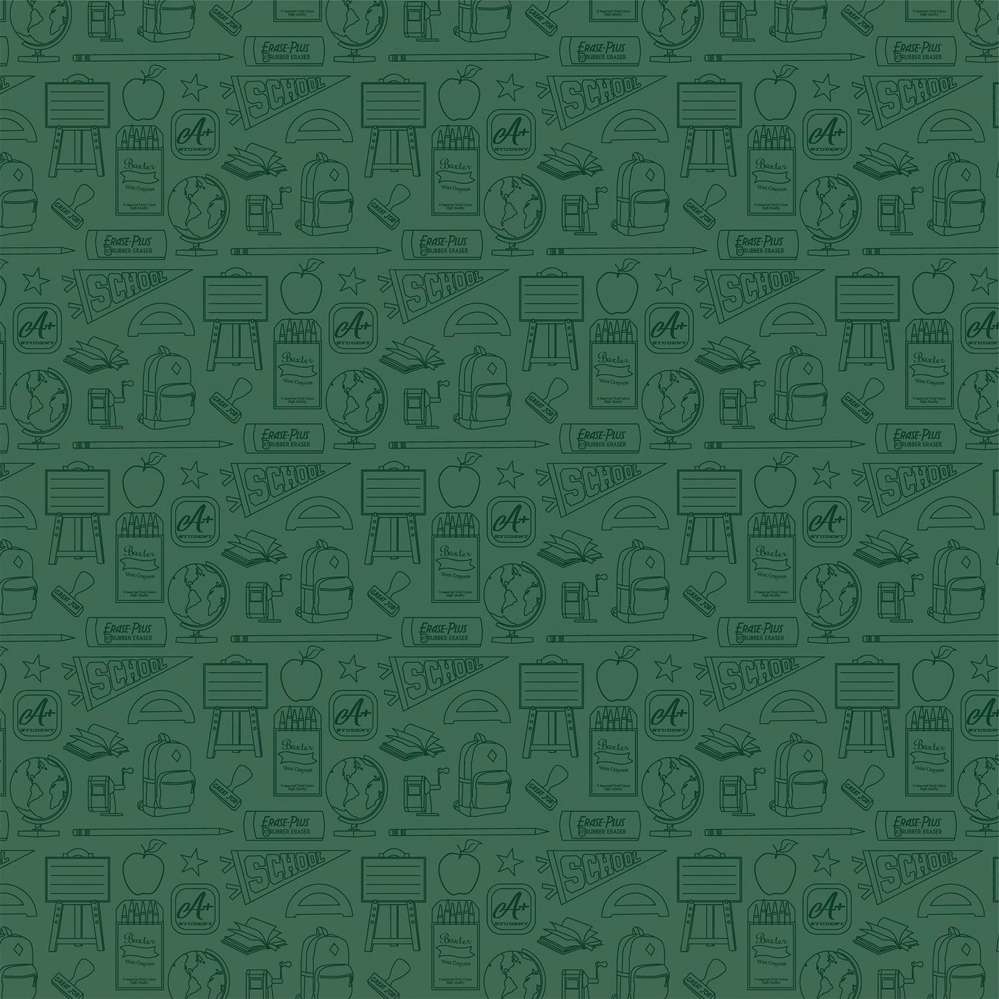 Carta Bella Paper - Back to School Collection - 12 x 12 Double Sided Paper - Back To School Apples