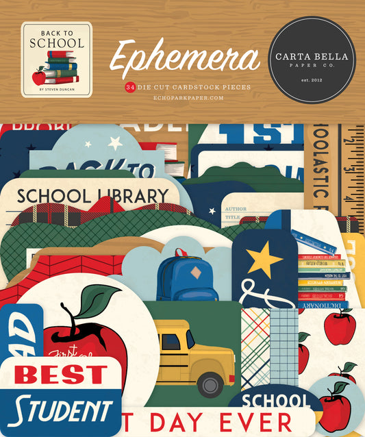 Carta Bella - Back To School Collection - Ephemera