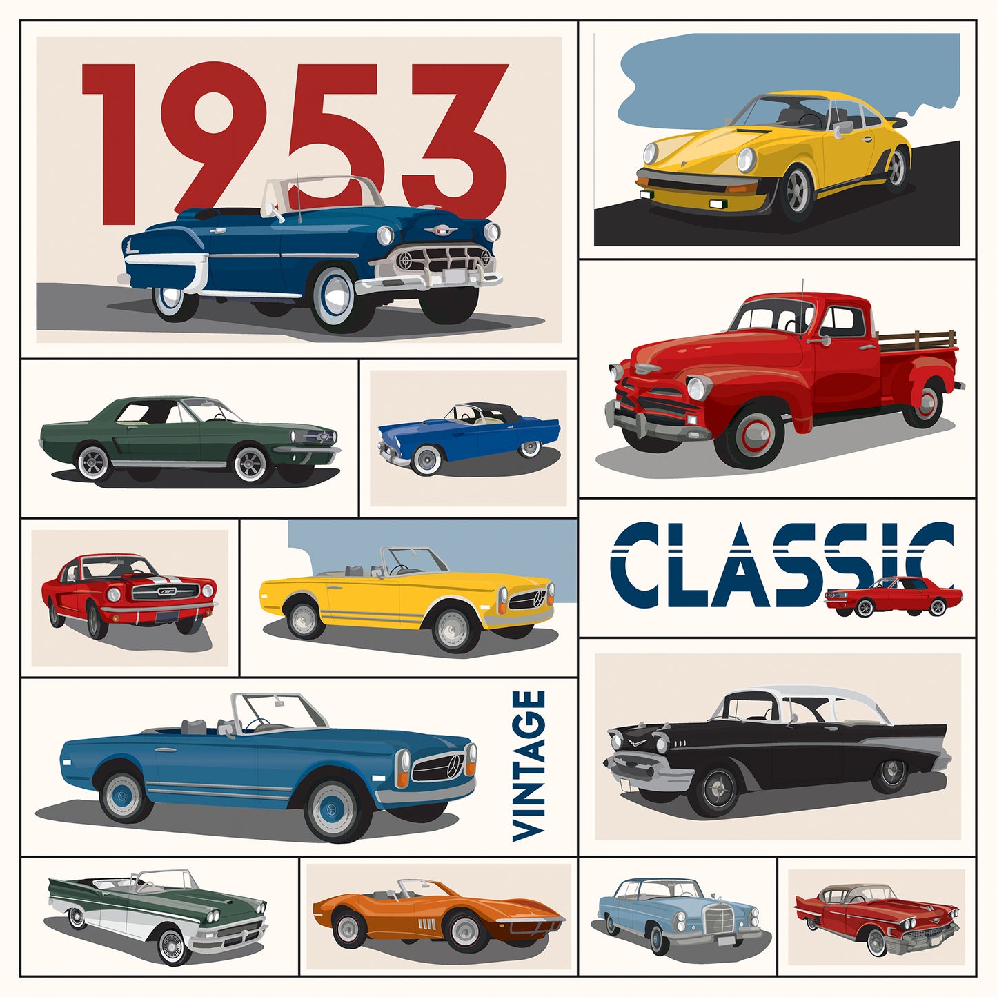 Carta Bella - Cars Collection - 12 x 12 Double-Sided Paper - Assorted Cars Cards