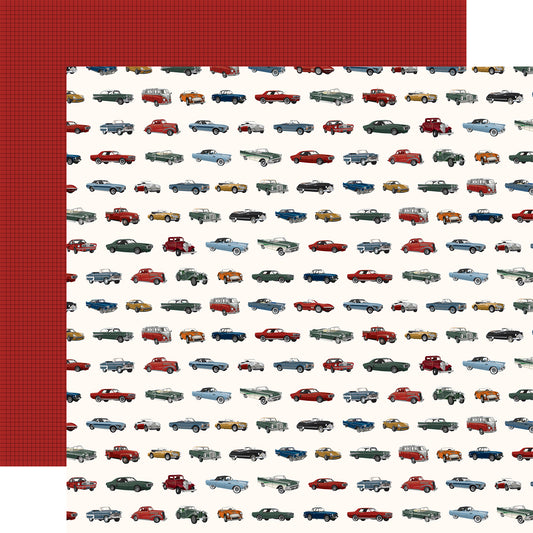 Carta Bella - Cars Collection - 12 x 12 Double-Sided Paper -Roadway Rides