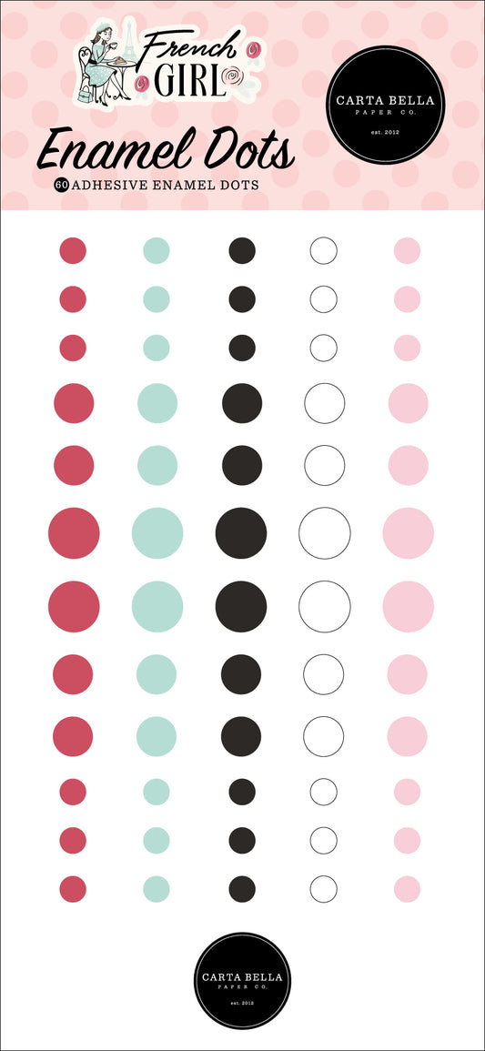 Carta Bella - French Girl Collection - Enamel Dots