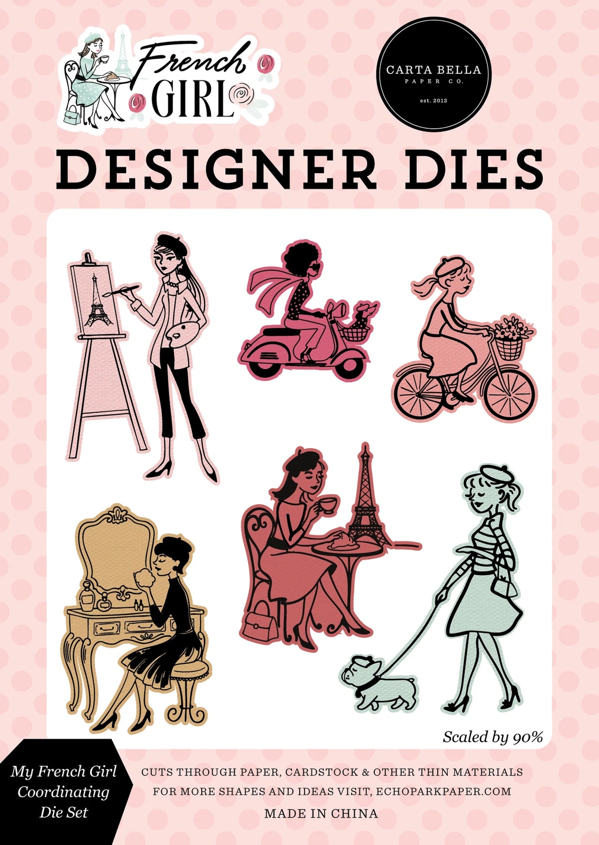 Carta Bella - French Girl Collection - My French Girl Coordinating Die Set