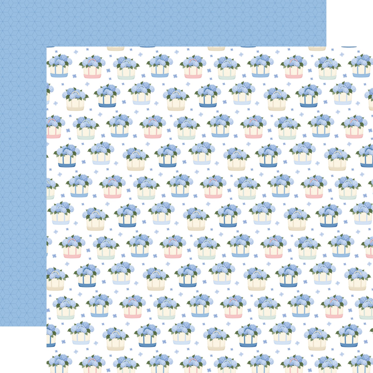 Carta Bella Paper - Flower Shoppe Collection - 12 x 12 Double Sided Paper - Bag Full Of Flowers