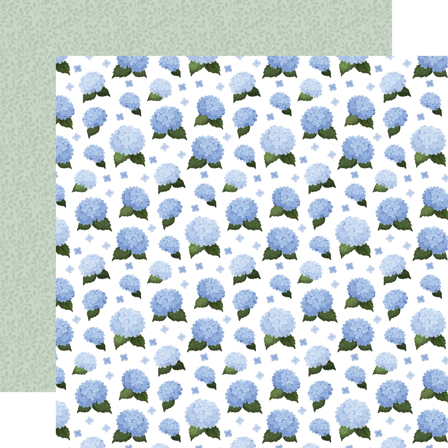 Carta Bella Paper - Flower Shoppe Collection - 12 x 12 Double Sided Paper - Blooming Blossoms