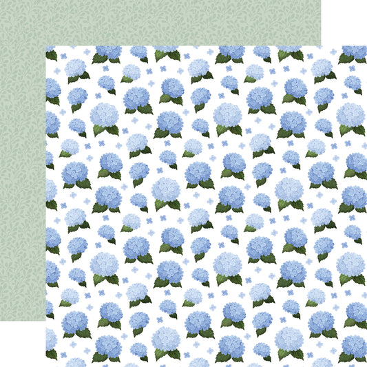 Carta Bella Paper - Flower Shoppe Collection - 12 x 12 Double Sided Paper - Blooming Blossoms