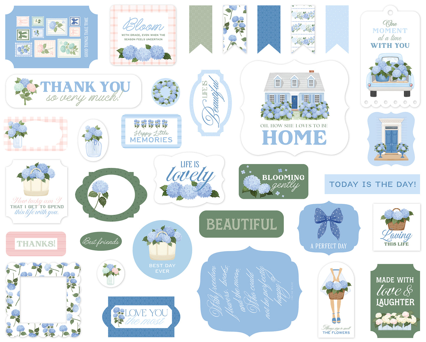 Carta Bella Paper - Flower Shoppe Collection - Ephemera