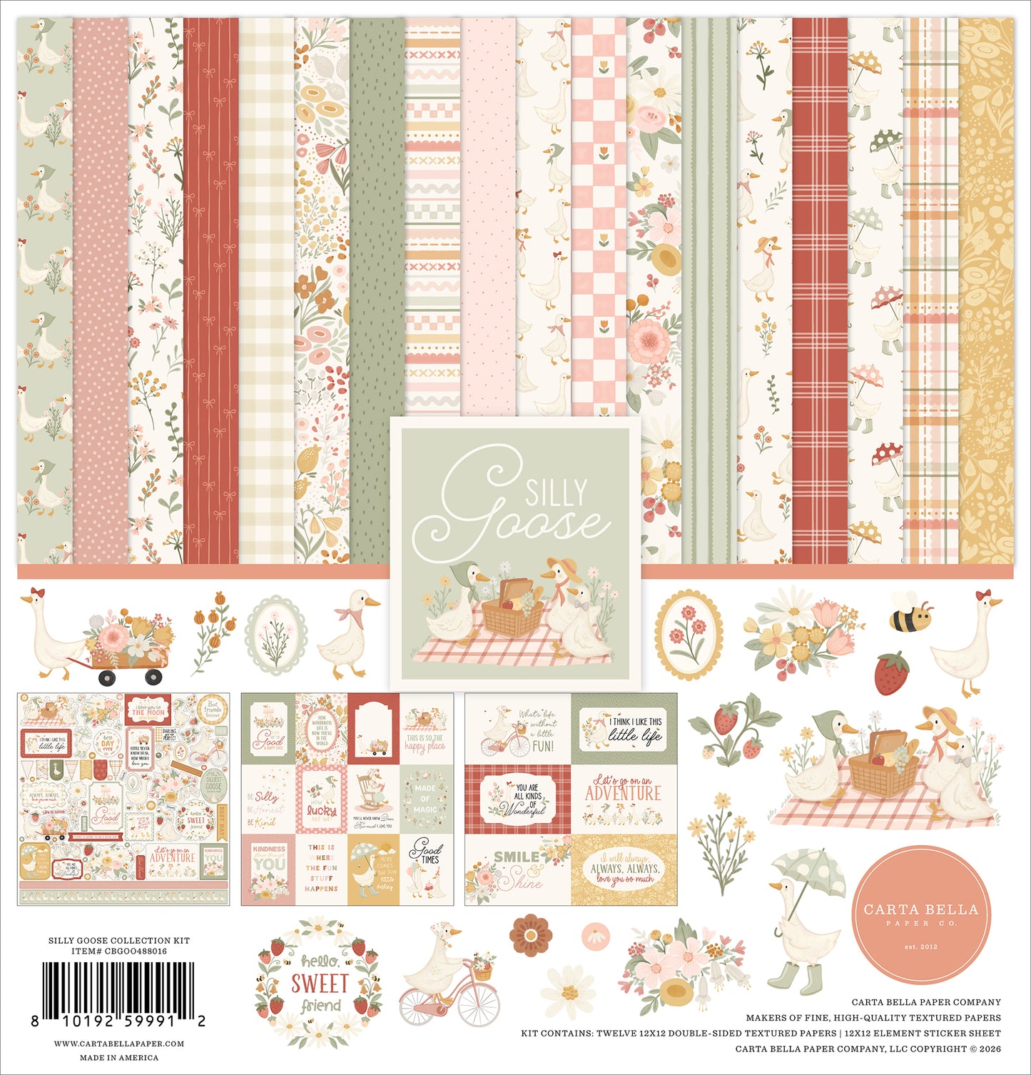Carta Bella - Silly Goose Collection - 12 x 12 Collection Kit
