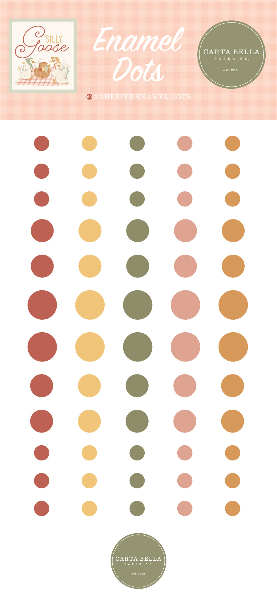Carta Bella - Silly Goose Collection - Enamel Dots