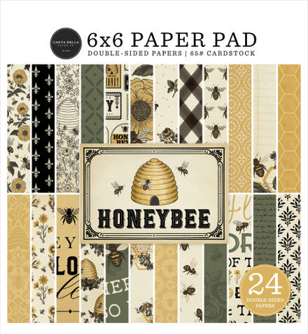 Carta Bella - Honey Bee Collection - 6 x 6 Paper Pad