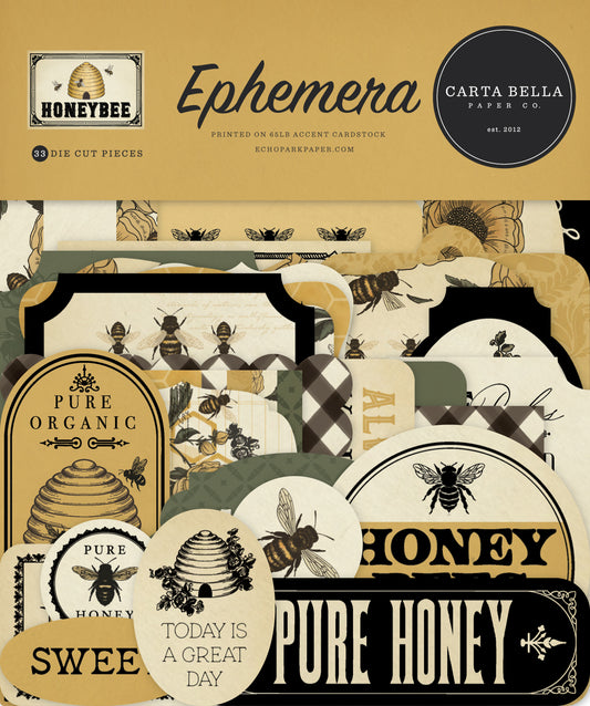 Carta Bella - Honey Bee Collection - Ephemera
