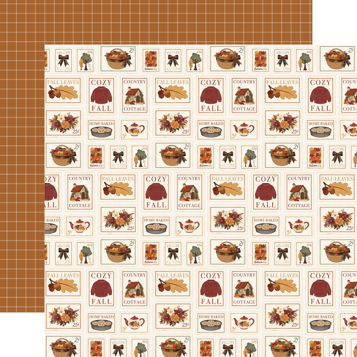Carta Bella Paper -Here Comes Autumn Collection - 12 x 12 Collection Kit